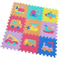 Pěnové puzzle Dopravní prostředky 9 ks - Foam Puzzle