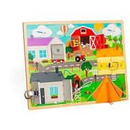 Bigjigs Toys Everyday Skills Motor Board - Activity Board