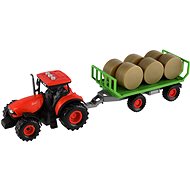 Teddies Tractor Zetor with tow and bales on flywheel - Tractor