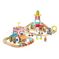 Bigjigs Rail Fun Fair 54 pieces - Train Set