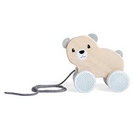 Bigjigs Toys Teddy Bear - Push and Pull Toy