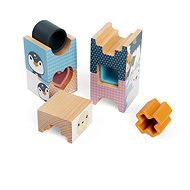 Bigjigs Toys Arctic Tower Puzzle - Stacking Pyramid