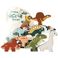 Le Toy Van Folding Tower Dinosaurs - Stacking Pyramid
