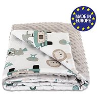 Bomimi Mobile zoo minky grey - Blanket