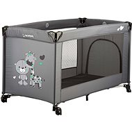 Bomimi Mondo giraffe&bear anthracite - Travel Bed