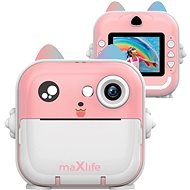 Maxlife MXPC-100 Camera with printer pink - Children's Camera