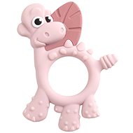 Bibado Sensory Ditty the Dinosaur Blush - Baby Teether