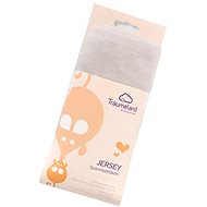 Träumeland Jersey Uni hellgrau - Cot sheet