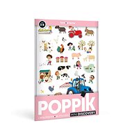 Poppik Samolepkový plakát Farma - Kids Stickers