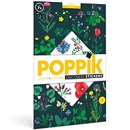 Poppik Vzdělávací samolepkový plakát Botanic - Kids Stickers