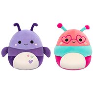 Squishmallows 1+1 Beetle and Caterpillar Axel and Peach - Soft Toy