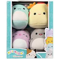 Squishmallows Micromallows 4Pack Axolotl, Cat, Taco, Shark - Soft Toy