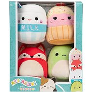 Squishmallows Micromallows 4Pack Fox, Turtle, Milk, Cake - Soft Toy