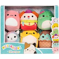 Squishmallows Micromallows 6Pack Axolotl, Clown, Lamo-pegakorn, Cactus, Agama, Cupcake - Soft Toy