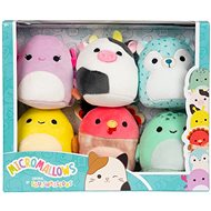Squishmallows Micromallows 6Pack Crab, Turtle, Cow, Turkey, Hedgehog, Snail - Soft Toy
