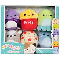 Squishmallows Micromallows 6Pack Loch Ness, Octopus, Fries, Pizza, Goat, Beetle - Soft Toy