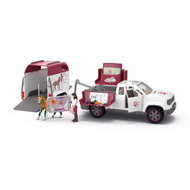 Schleich Mobile Vet with trailer 42704 - Figure and Accessory Set