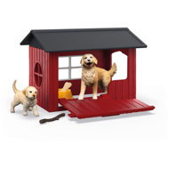 Schleich Doghouse with Golden Retriever 42722 - Figure and Accessory Set