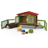Schleich Rabbit House 42728 - Figure and Accessory Set