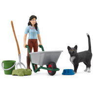 Schleich Playset for bathing and grooming 42747 - Figure and Accessory Set
