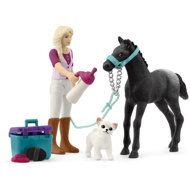 Schleich Horse Care Play Set with Appaloosa Foal 42755 - Figure and Accessory Set