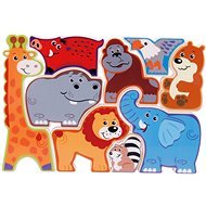 Teddies Doskové puzzle Safari - Puzzle