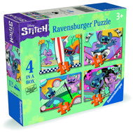 Ravensburger 120041061 Disney: Stitch: 4in1 Fun Activities - Jigsaw Puzzle