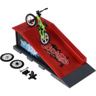 Teddies Skatepark - Finger Screw Bike with Ramp - Fingerboard Ramp