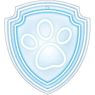 Tlapková patrola Decorative LED neon - Paw - Night Light