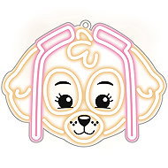 Paw Patrol Decorative LED neon - Skye - Night Light