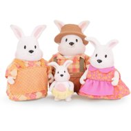 Li'l Woodzeez Hoppingood Rabbit Family - Figure