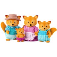 Li'l Woodzeez Tippytail fox family - Figure