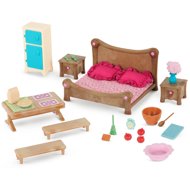 Li'l Woodzeez Bedroom and dining room furniture set - Figure Accessories