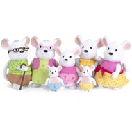 Li'l Woodzeez Family of mice with grandparents Nibblekin - Figure