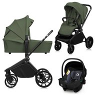 Lionelo Mika Plus 3in1 Green Olive - Baby Buggy