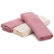 Fillikid Muslin diapers flowers 3 pcs - Cloth Nappies