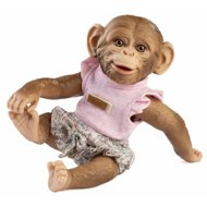 Guca 994 Reborn Monkey - realistic baby monkey with all-vinyl body - 32 cm - Doll