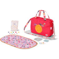 BABY born Changing bag with snap-on decorations - Doll Accessory