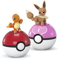 Mega Pokémon Pokéball Eevee & Charmander - Building Set