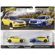 Hot Wheels Set of premium English, Honda - Hot Wheels