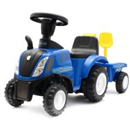 BABY MIX New Holland tractor with tractor and tools blue - Pedal Tractor 