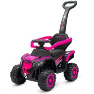 BABY MIX Ruggy scooter with guide bar pink - Kids Quad Bike