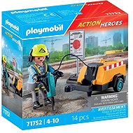 Playmobil 71752 Construction worker with jackhammer - Playmobil