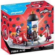 Playmobil 71864 Magic Ladybug and Black Cat: Marinetta's Scooter - Playmobil
