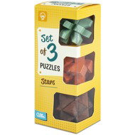 Set of 3 Puzzles - Stars - Brain Teaser