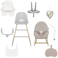 Lionelo Dalia Set Grey Stone Natural - High Chair
