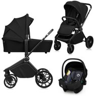 Lionelo Mika Plus 3in1 Black Onyx - Baby Buggy