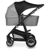 Lionelo Stroller Sun Cover Black Carbon - Pram Sun Shade