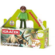 Efko Igráček Paleontologist with dinosaur excavations of Triceratops and Brachiosaurus - Experiment Kit