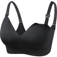 Momcozy YN21 Maternity Bra Black M - Nursing Bra